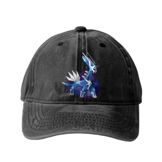 Discover Dialga Washed Denim Baseball Caps