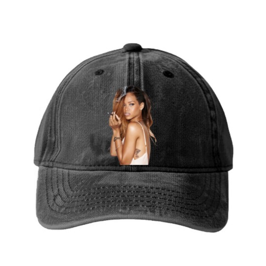 Discover Rihanna Washed Denim Baseball Caps, Rihanna Washed Denim Baseball Caps