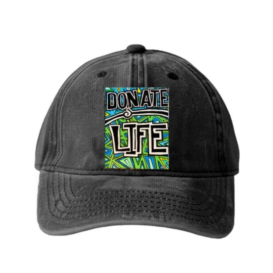 Discover  Life Classic Washed Denim Baseball Caps