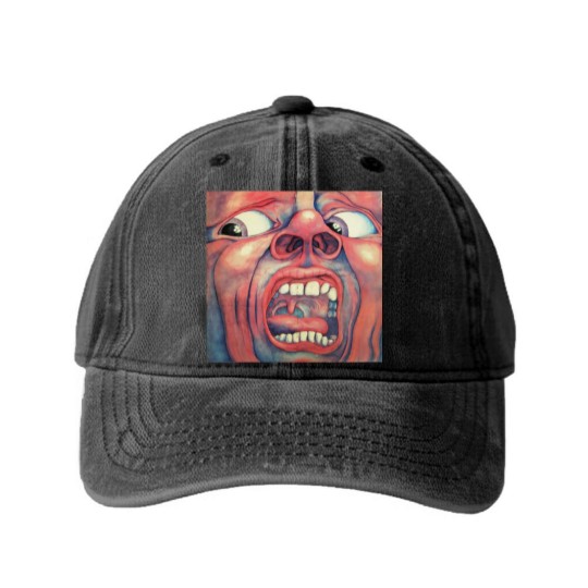 Discover Court of the Crimson King Washed Denim Baseball Caps