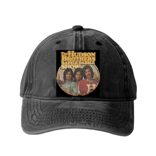 Discover The Hudson Brothers Razzle Dazzle Show 1974 Washed Denim Baseball Caps