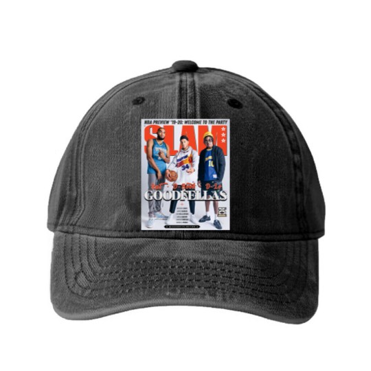 Discover Devin Booker SLAM Washed Denim Baseball Caps