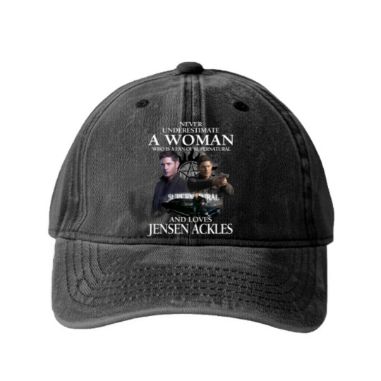 Discover Supernatural Washed Denim Baseball Caps, Winchester Brothers Washed Denim Baseball Caps, Supernatural Washed Denim Baseball Caps