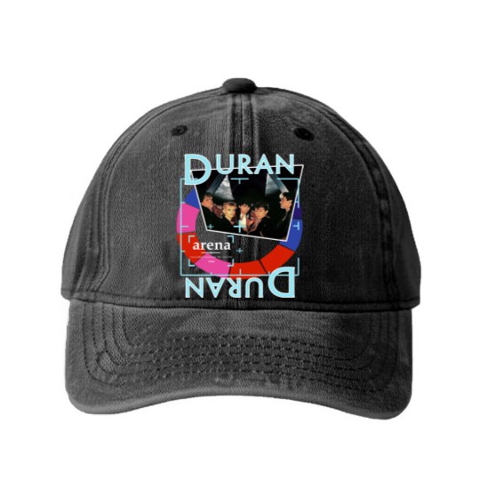 Discover Duran Duran Arena Washed Denim Baseball Caps, Duran Duran Vintage Washed Denim Baseball Caps, 1984 Arena Tour Concert Washed Denim Baseball Caps Washed Denim Baseball Caps