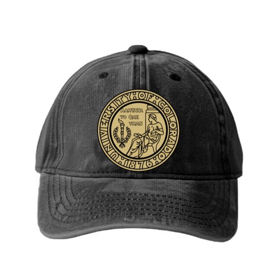 Discover University of Colorado Studies Design Washed Denim Baseball Caps
