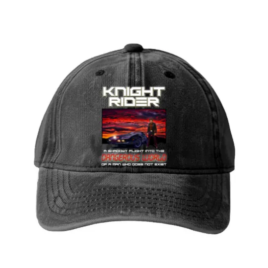 Discover Knight Rider Washed Denim Baseball Caps
