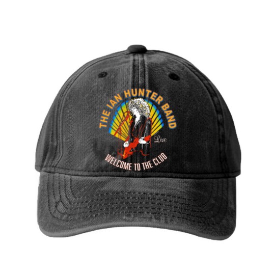 Discover Vtg 1980 Ian Hunter Band Concert Washed Denim Baseball Caps