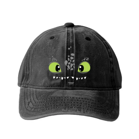 Discover how to train your dragon Washed Denim Baseball Caps