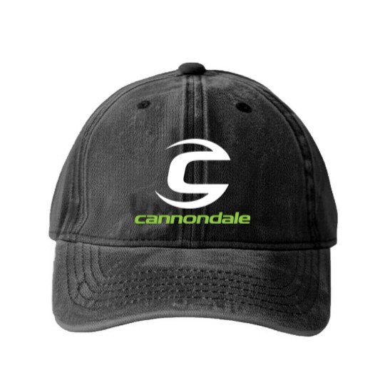 Discover Cannondale logo bike Washed Denim Baseball Caps