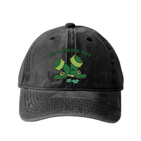 Discover St Patrick Day Washed Denim Baseball Caps