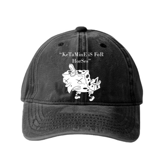 Discover Ketaminee Is for Horses Ketaminee Is for Horses Washed Denim Baseball Caps