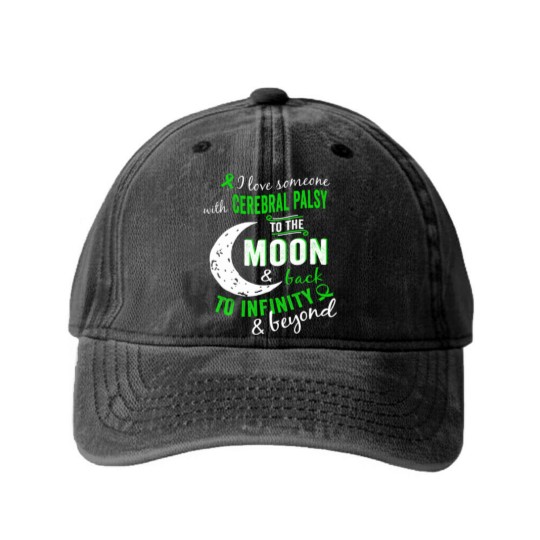 Discover Cerebral Palsy - Cerebral Palsy Awareness Washed Denim Baseball Caps