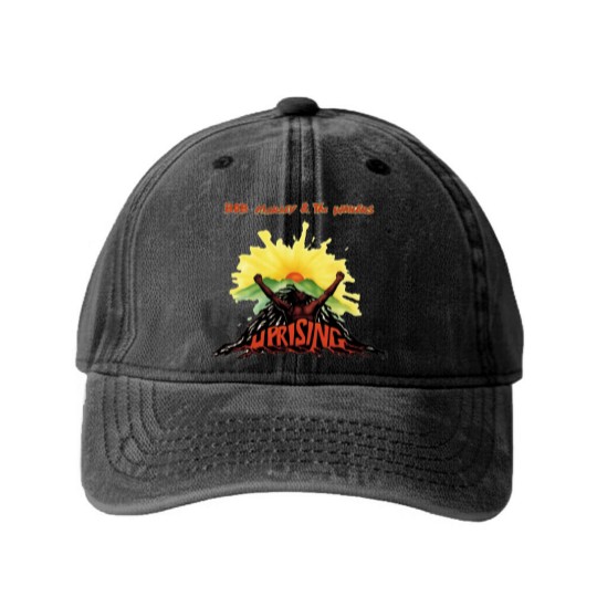 Discover Bob Marley The Wailers Washed Denim Baseball Caps