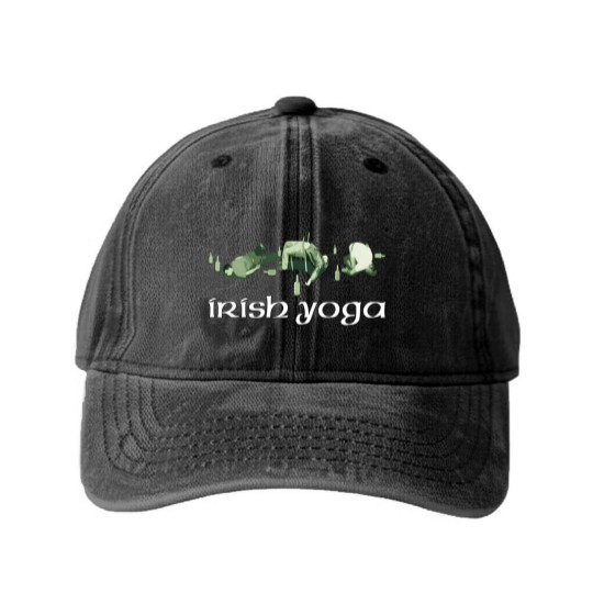 Discover Men's Irish Yoga Washed Denim Baseball Caps St Patrick's Day