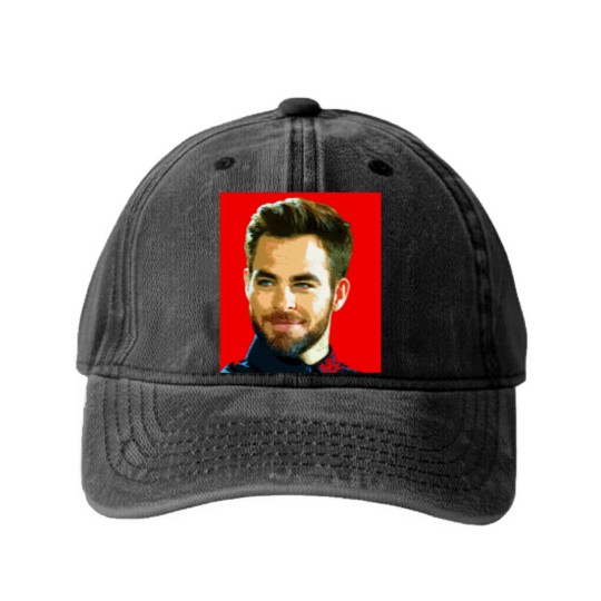 Discover chris pine - Chris Pine - Washed Denim Baseball Caps