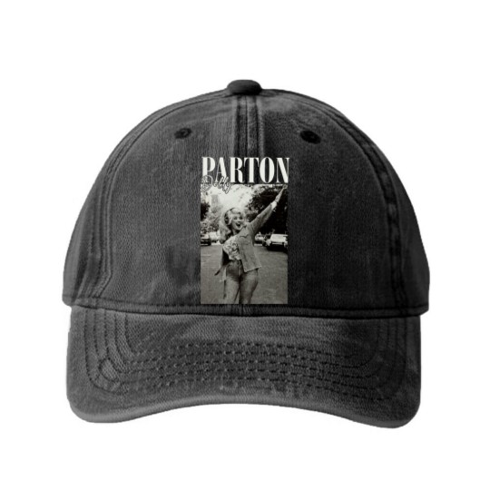 Discover Dolly Parton Washed Denim Baseball Caps, Dolly Parton Graphic Washed Denim Baseball Caps Washed Denim Baseball Caps