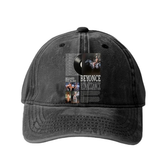 Discover Beyonce Washed Denim Baseball Caps Retro 90s y2k