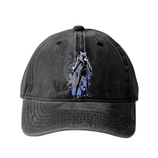 Discover Ahsoka Washed Denim Baseball Caps
