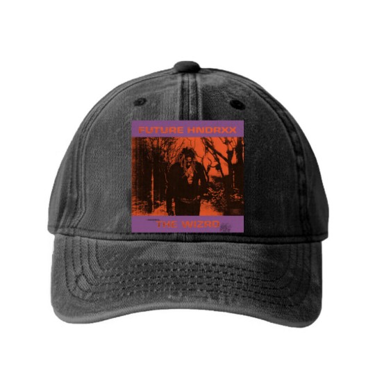 Discover Future Hndrxx Presents The WIZRD Washed Denim Baseball Caps