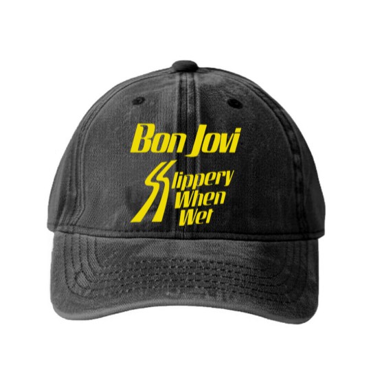 Discover Bonjovi Bon Jovi Bon Jovi Bon Washed Denim Baseball Caps
