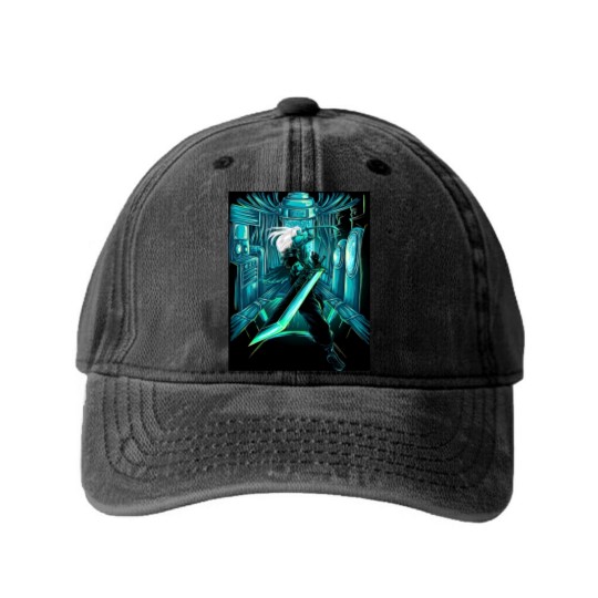 Discover Final Fantasy 7 - Final Fantasy 7 - Washed Denim Baseball Caps