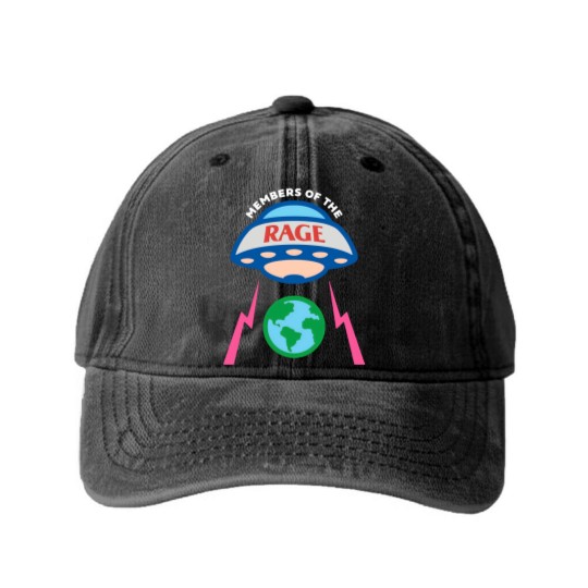 Discover Kid Cudi Members of The Rage Washed Denim Baseball Caps