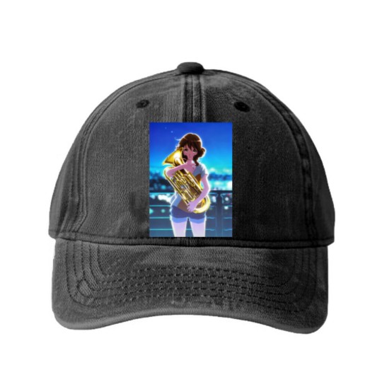 Discover Hibike Euphonium - Oumae Kumiko Washed Denim Baseball Caps