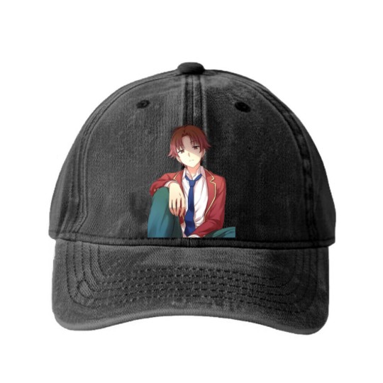 Discover Classroom of the Elite Ayanokouji v2compressed Washed Denim Baseball Caps