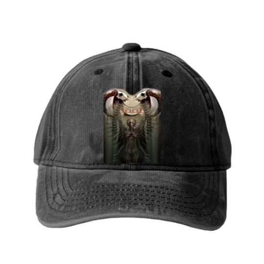 Discover Tool Washed Denim Baseball Caps - Metal Music Washed Denim Baseball Caps - Fear Inoculum