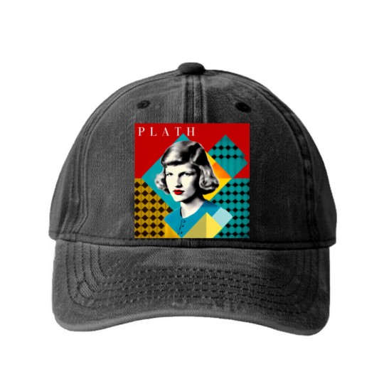 Discover SYLVIA PLATH(1)SYLVIA PLATH(1)SYLVIA PLATH(1)SYLVIA PLATH(1) Washed Denim Baseball Caps