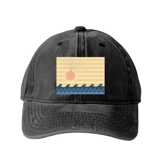Discover James  the Giant Peach Washed Denim Baseball Caps