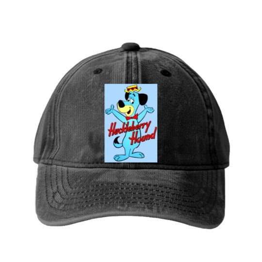 Discover Huckleberry Hound Doggie Washed Denim Baseball Caps