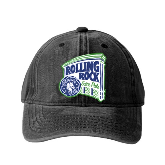 Discover Rolling Rock POP | Essential Washed Denim Baseball Caps