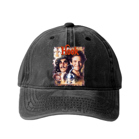 Discover hook 1991 Washed Denim Baseball Caps Robin Williams