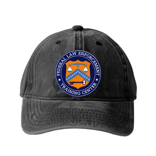 Discover FLETC Glynco Georgia Washed Denim Baseball Caps