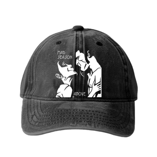 Discover Mad Season Unisex Heavy Cotton Washed Denim Baseball Caps