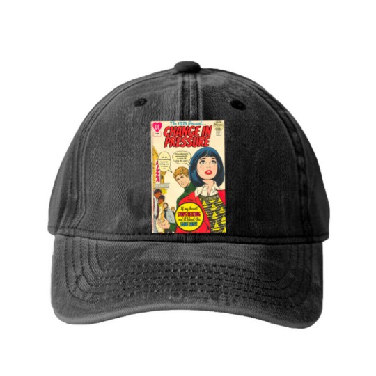 Discover The 1975 Pressure Vintage Comic Washed Denim Baseball Caps