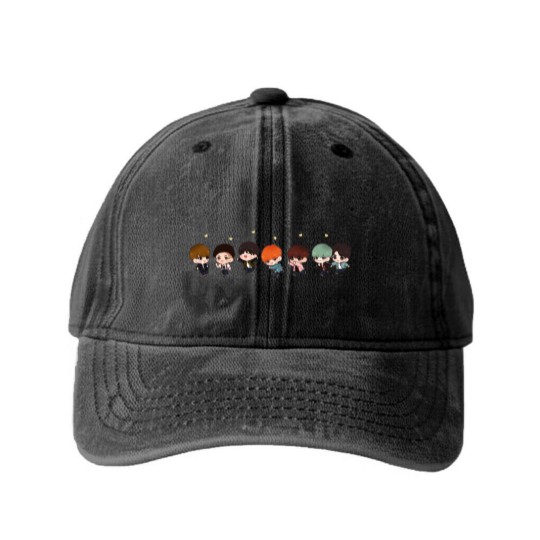 Discover BTS Members Washed Denim Baseball Caps, BTS Fan Washed Denim Baseball Caps, Bangtan Boys