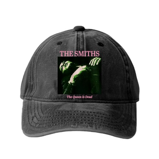 Discover Vintage The Smiths Green Y2K Rock Retro Punk The Queen Is Dead Washed Denim Baseball Caps