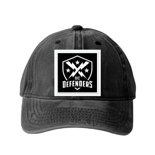 Discover dc defenders black dark Washed Denim Baseball Caps
