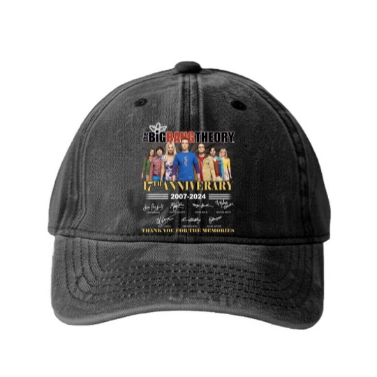 Discover The Big Bang Theory Washed Denim Baseball Caps | The Big Bang Anniversary Washed Denim Baseball Caps