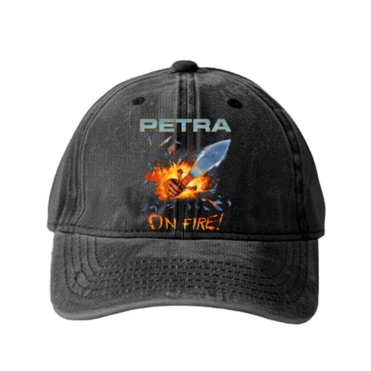 Discover Petra - On Fire! | Essential Washed Denim Baseball Caps