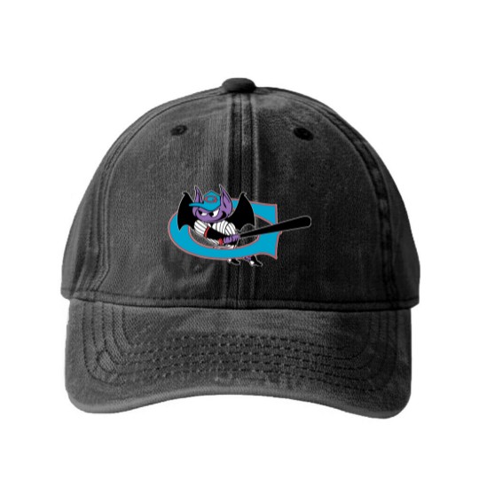 Discover Game of Greensboro Bats Baseball Washed Denim Baseball Caps