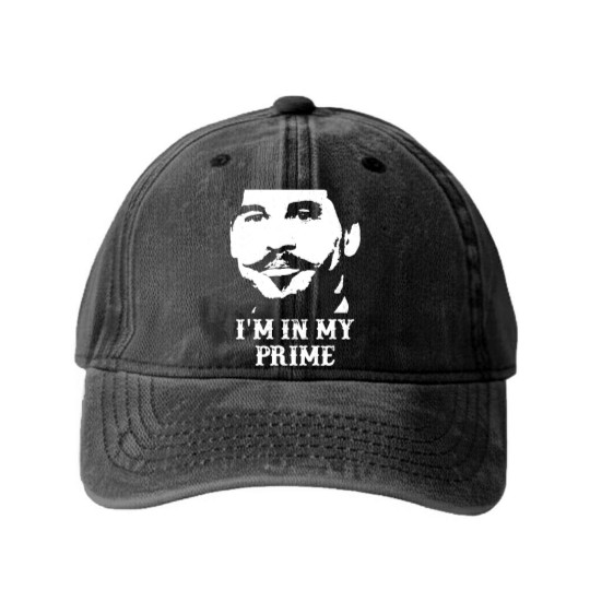 Discover Im In My Prime - Im In My Prime - Washed Denim Baseball Caps