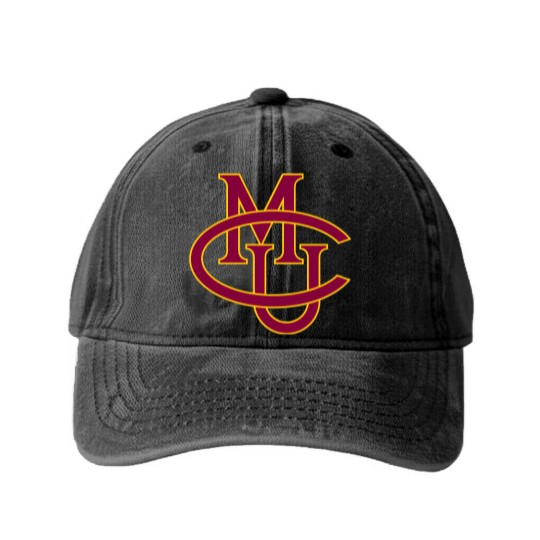 Discover Colorado Mesa University Mavericks Washed Denim Baseball Caps