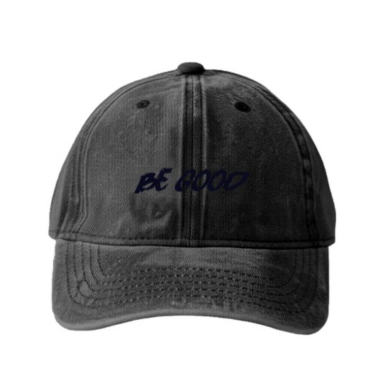 Discover be good Washed Denim Baseball Caps