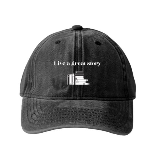Discover Live a great story 5 Washed Denim Baseball Caps