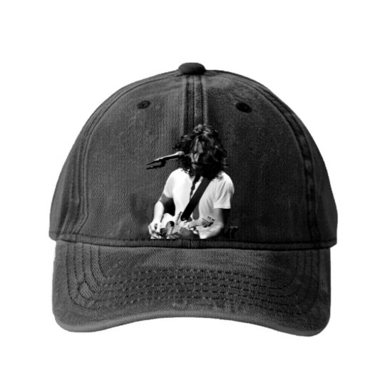 Discover Chris Cornell  Rock music  Gift Washed Denim Baseball Caps