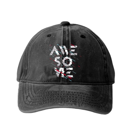 Discover Awesome Abstract - Awesome Abstract - Washed Denim Baseball Caps