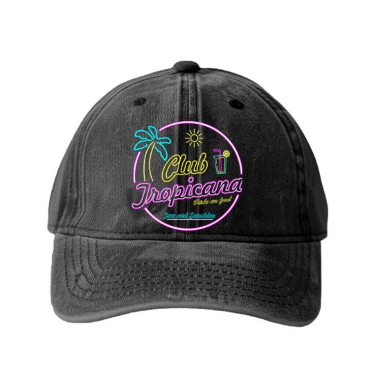 Discover Club Tropicana Washed Denim Baseball Caps